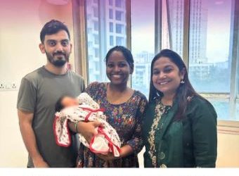 Normal Delivery Baby Weight 3.8KG by Dr Arohi At Currae Hospital